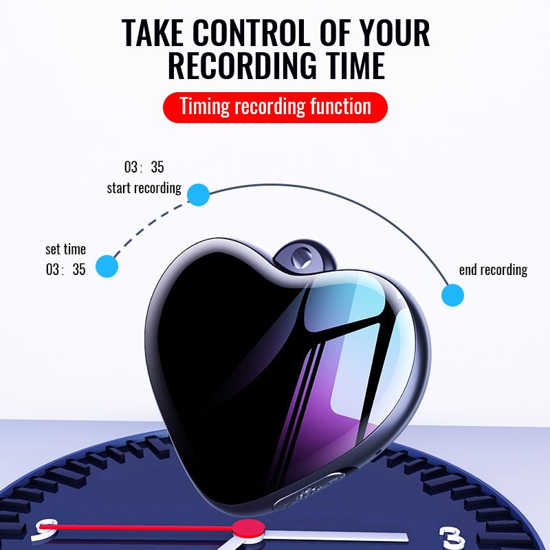 Compact Voice Recorder Can Be Converted To Text HD Noise Reduction