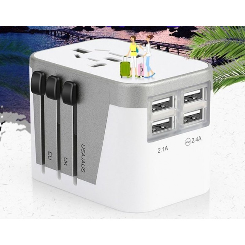 Multi-country travel adapter