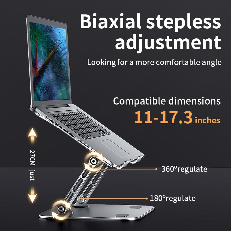 Aluminum Alloy Cooling Folding Laptop Stand