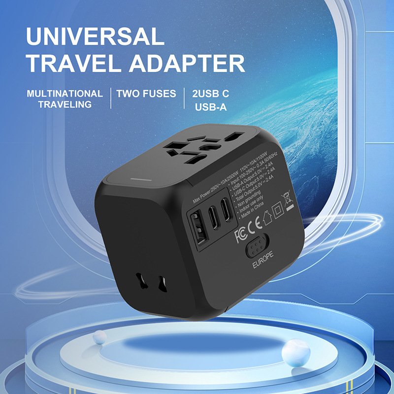 International Universal Adapter Multi-functional S...