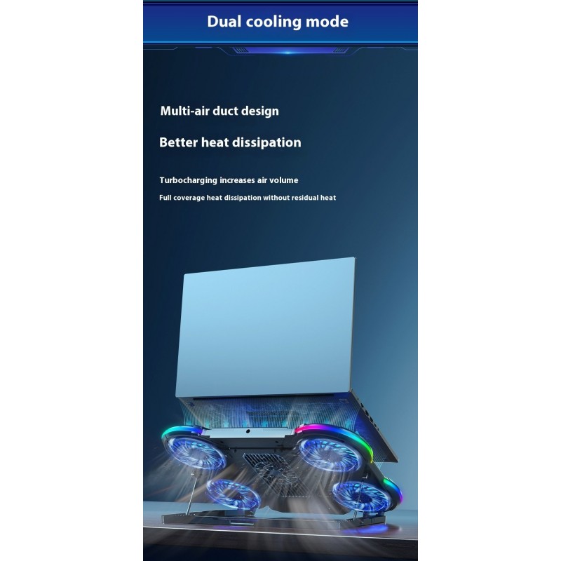 Notebook Play Speed Cooling 4-core Laptop Cooler