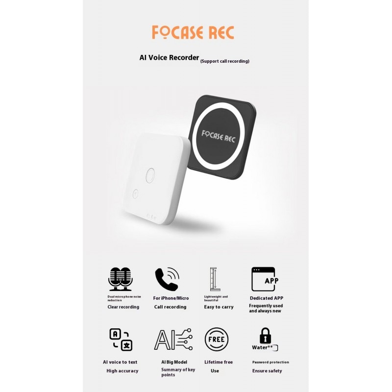 AI Smart Voice Recorder With AI Conversion And Big Model Summary
