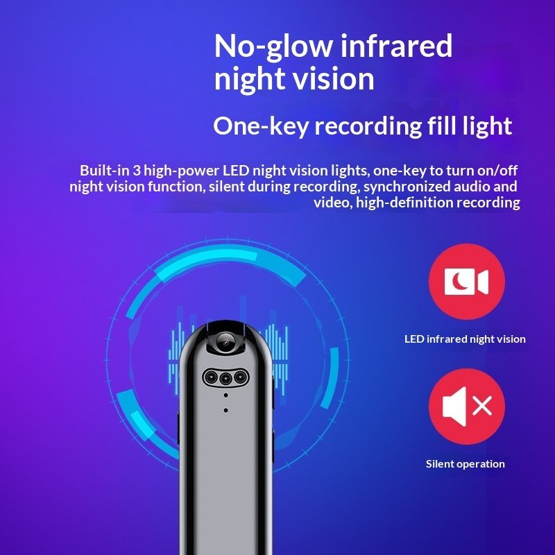 Noise-canceling One-key Recording Voice And Video Synchronous Voice Recorder